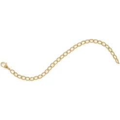 Cheap 18K Gold Small Link Bracelet Gold