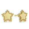 Cheap 18K Gold Star Stud Earrings Gold