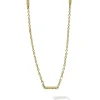 Cheap 18K Gold Superfine Station Chain Necklace Chains