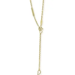 Cheap 18K Gold Superfine Station Chain Necklace Chains