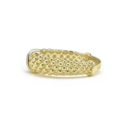 Hot 18K Gold X Caviar Diamond Ring Diamonds