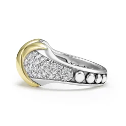 Shop 18K Gold X Diamond Ring Diamonds