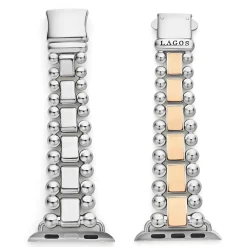 New 18K Rose Gold And Stainless Steel Watch Bracelet-38-45Mm Watch Bracelets