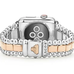 Discount 18K Rose Gold And Sterling Silver Half Diamond Watch Bracelet-42-49Mm Diamonds