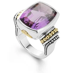 Store Large Amethyst Statement Ring Gemstones