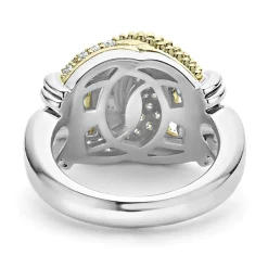 Sale Large Caviar Diamond Knot Ring Diamonds