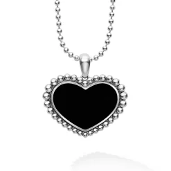 Best Large Onyx Heart Pendant Necklace Gemstones