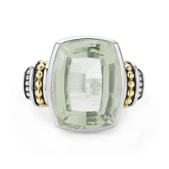 Best Sale Large Prasiolite Statement Ring Gemstones