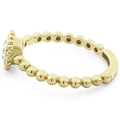 Outlet Large Rose Cut Diamond Ring Gold