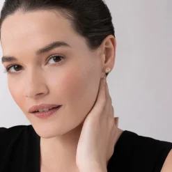 Shop Large Rose Cut Diamond Stud Earrings Diamonds