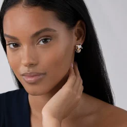 Cheap Large Smokey Quartz Huggie Earrings Huggie Earrings