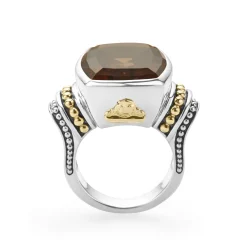 New Large Smokey Quartz Statement Ring Gemstones