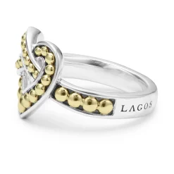 Outlet Large Two-Tone Heart Ring Two-Tone