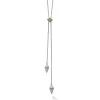 Fashion Lariat Diamond Necklace Two-Tone