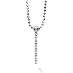 Outlet Linear Diamond Pendant Necklace Diamonds