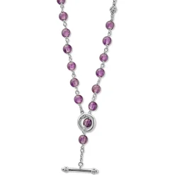 Outlet Long Amethyst Beaded Necklace Chains