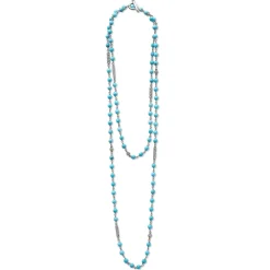 Best Long Turquoise Beaded Necklace Chains