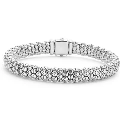 New Matte Black Ceramic And Caviar Beaded Skull Bracelet Gift Set Watch Bands