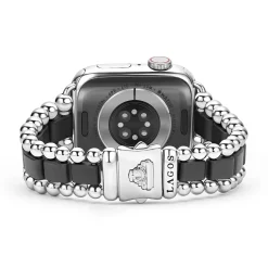 New Matte Black Ceramic And Stainless Steel Watch Bracelet-38-45Mm Watch Bands