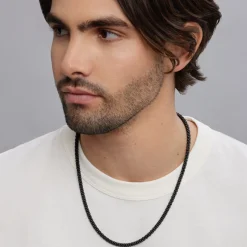 Outlet Matte Black Ceramic Beaded Necklace Necklaces & Chains