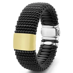 Online Matte Ceramic Caviar Statement Bracelet | 23Mm Bracelets