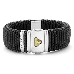 Online Matte Ceramic Caviar Statement Bracelet | 23Mm Bracelets