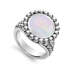 Best Mother Of Pearl Circle Ring Pearl