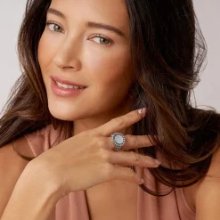 Best Mother Of Pearl Circle Ring Pearl