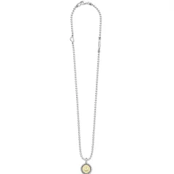 Cheap O Initial Charm Necklace Two-Tone