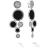 Flash Sale Onyx And Diamond Statement Earrings Gemstones