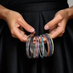 Store Onyx Bangle Silver