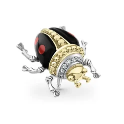 Best Sale Onyx Beetle Diamond Pin Gemstones
