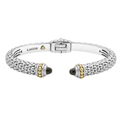 Cheap Onyx Cuff Bracelet | 8Mm Two-Tone