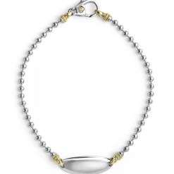 Discount Oval Plate Bracelet Silver