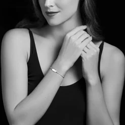 Discount Oval Plate Bracelet Silver