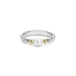 Flash Sale Pearl And Diamond Ring Gift Set Diamonds