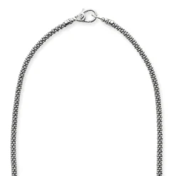Sale Pearl Diamond Caviar Necklace Two-Tone