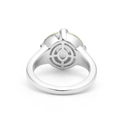 Sale Pearl Diamond Ring Two-Tone