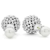 Fashion Pearl Front-Back Earrings Caviar Earrings