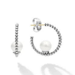Clearance Pearl Hoop Earring Hoop Earrings