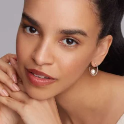 Clearance Pearl Hoop Earring Hoop Earrings