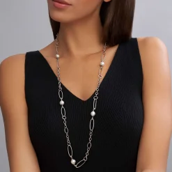 Best Sale Pearl Link Necklace Chains