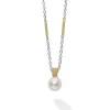 Shop Pearl Pendant Necklace Two-Tone