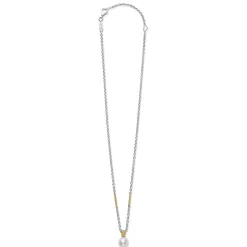 Shop Pearl Pendant Necklace Two-Tone