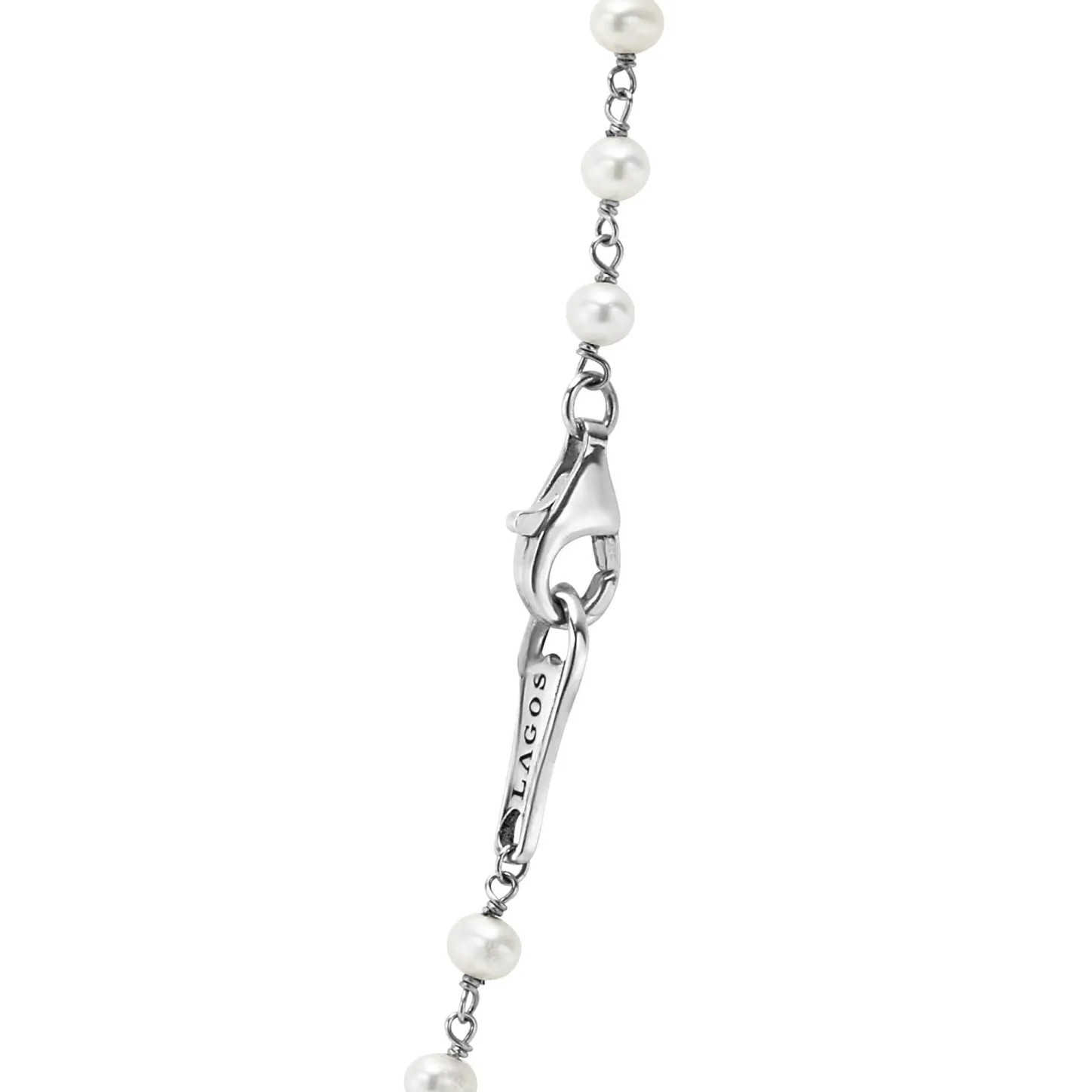 Flash Sale Pearl Tassel Pendant Necklace Silver