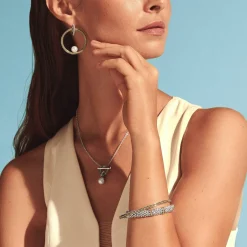 Discount Pearl Toggle Pendant Necklace Pearl