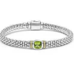 Fashion Peridot Caviar Gift Set Two-Tone