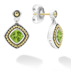 Cheap Peridot Drop Earrings Gemstones