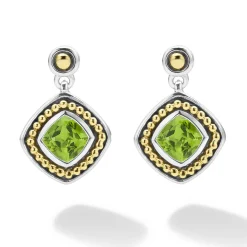 Cheap Peridot Drop Earrings Gemstones