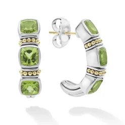 Cheap Peridot Hoop Earrings Gemstones